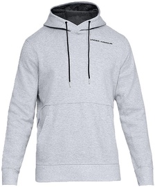 Under Armour Mens Pursuit Microthread Pullover Hoodie 1317416-035 Light Grey S