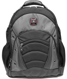 Portatīvā datora mugursoma Wenger Notebook Backpack, melna/pelēka, 16"