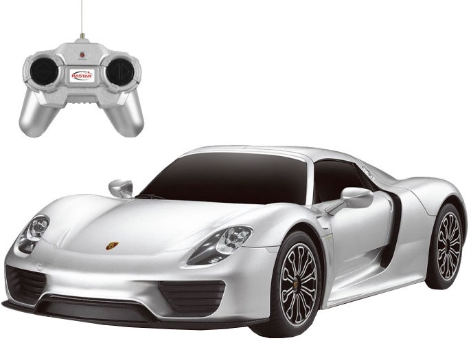 Radiovadāma mašīna Rastar Porsche 918 Spyder 71400, 19.8 cm, 1:24