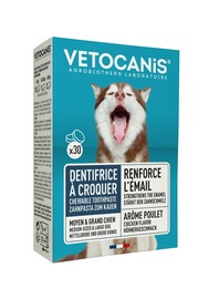 Zobu pasta suņiem tabletēs Vetocanis VITA027, 30 gab.