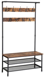 Songmics Coat Rack With Shoe Bench 100x41.5x182cm