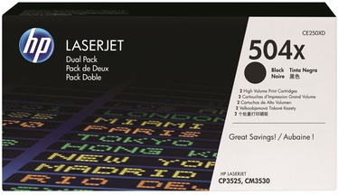 Lazerinio spausdintuvo kasetė HP 504X Black Doublepack