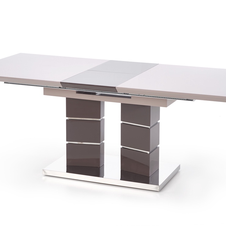 Valgomojo stalas išskleidžiamas Lord, pilkas, 160 - 200 cm x 90 cm x 75 cm