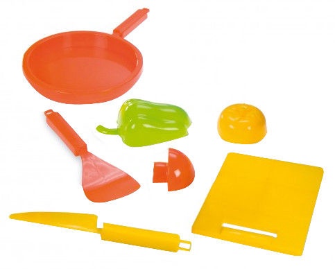 Набор игрушек для песочницы Lena L05414, красный/желтый/зеленый