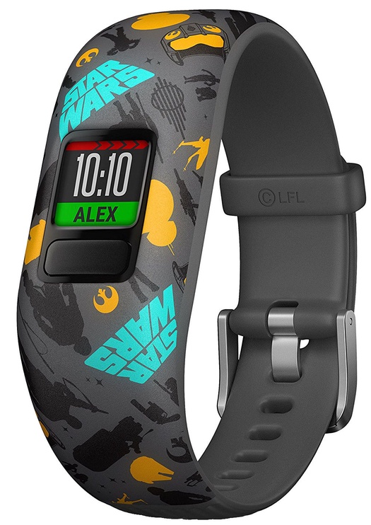 Фитнес-браслет Garmin Vivofit jr. 2 Adjustable Disney Princess, серый