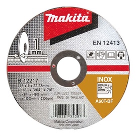 Пильный диск Makita Cutting Disc B-12217 115x1x22.23mm