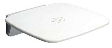 Gedy Prima Classe Tilt-Up Shower Seat 6083 White/Chrome