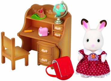 Triušiukas ir rašomasis stalas Epoch Sylvanian Families 2204