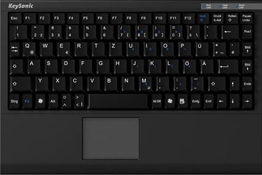 Klaviatūra RaidSonic IcyBox EN/RU, melna
