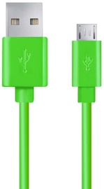 Esperanza Cable USB to USB-micro Green 0.5m