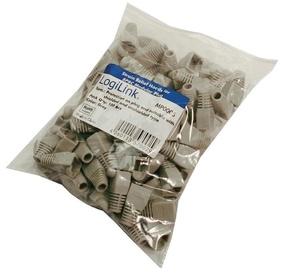 Logilink Modular Plug Kink Protect Sleeves 100 pcs Grey