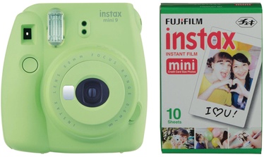 Fujifilm Instax Mini 9 Lime Green + Instax Mini Glossy
