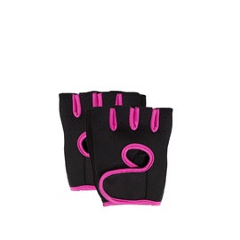 Велосипедные перчатки, черный/розовый, S