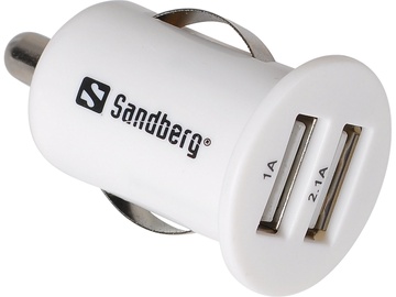 Auto laadija Sandberg, 2 x USB