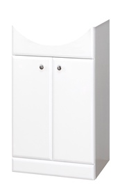 Шкафчик под раковину в ванной Riva SA50A, белый, 29.3 см x 46.8 см x 81 см