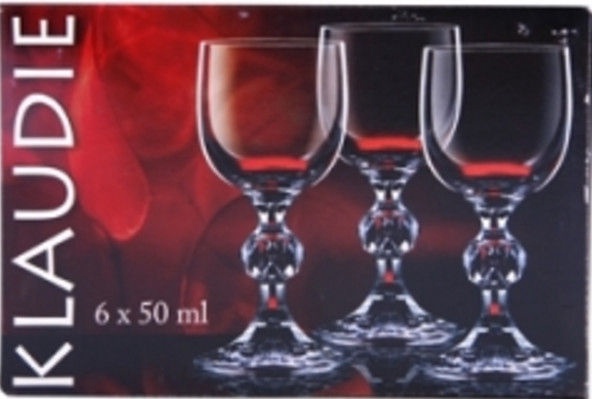 Likööripitside komplekt Bohemia Crystalex, klaas, 0.05 l, 6 tk
