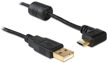 Delock Cable USB / USB-micro Black 1 m