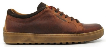 Wrangler Historic Derby Casual Leather Shoes Cognac Brown 44