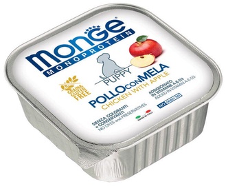 Monge Monoproteinic Fruits Puppy Pate Chicken/Apple 150g