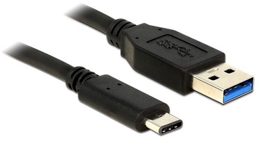 Juhe Delock USB to USB USB 3.1 A male, USB 3.1 C male, 1 m, must