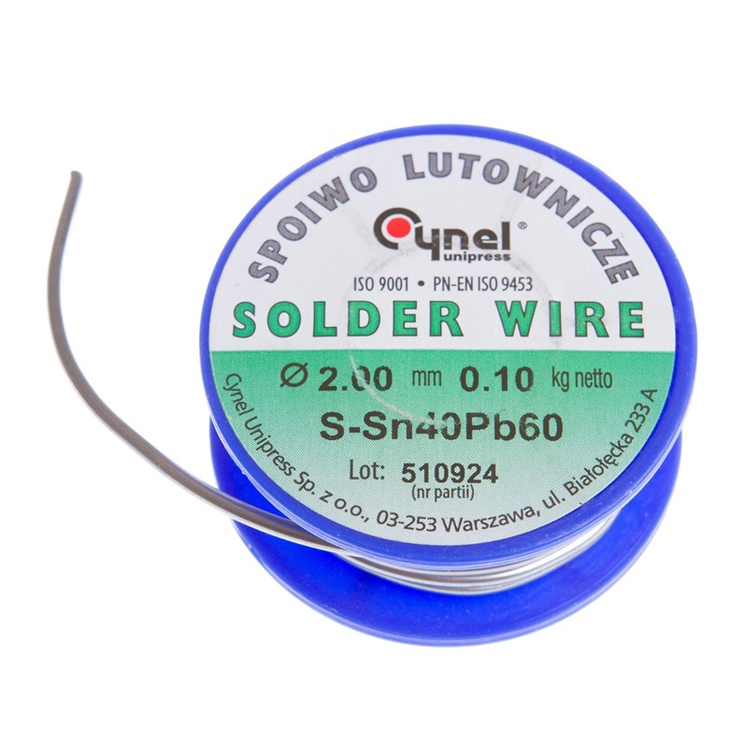 Lydmetalis Cynel Unipress SN40, 100 g, 2 mm