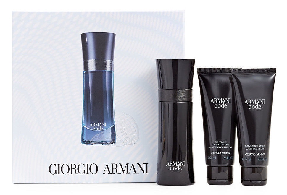 armani black code shower gel