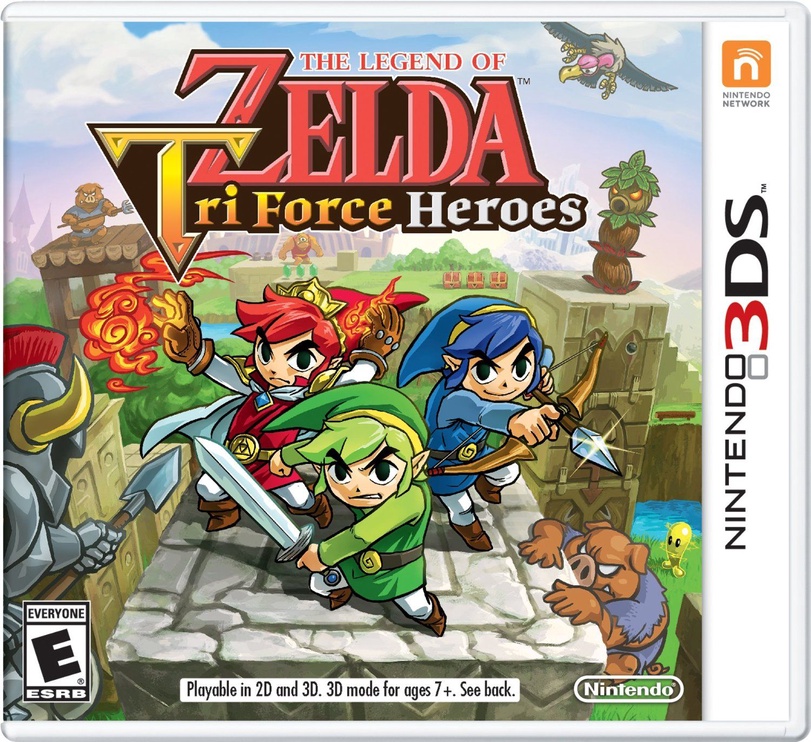 DS, 3DS игра Nintendo Legend Of Zelda: Tri Force Heroes