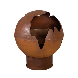 Home4you Warm Seeker Fire Place D80x95cm Rusty