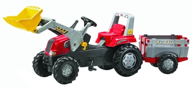 Pedaalidega auto ja mootorratas Rolly Toys Junior RT Tractor with Farm Trailer 811397