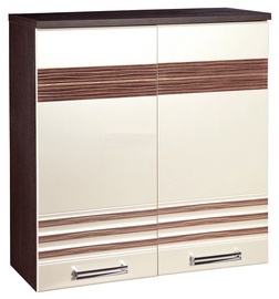 DaVita Rio 16.11 Kitchen Upper Cabinet Wenge Oak/Pearl