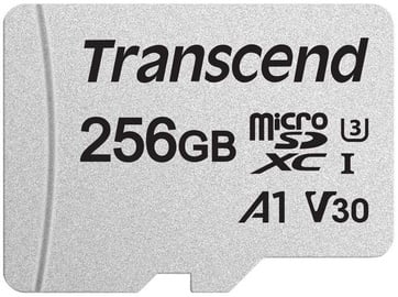 Atmiņas karte Transcend 300S 256GB microSDXC CL10 UHS-I + SD Adapter