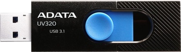 USB atmintinė Adata UV320, mėlyna/juoda, 128 GB