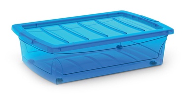 Ratastega plastkarp, 58,5x39x16 cm