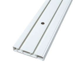 Sliede Domoletti Curtain Rod Board 2 Rails 180cm White