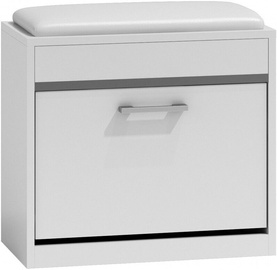 Apavu plaukts Top E Shop Milano, balta, 600x300x530 mm