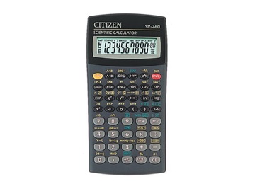Калькулятор научный Citizen SR260N, черный