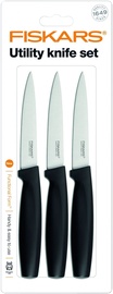 Fiskars Functional Form Utility Knife Set 3pcs Black