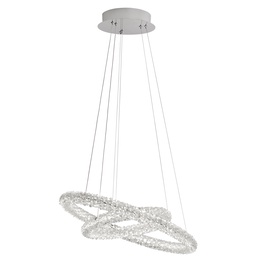 Krištolinis pakabinamas šviestuvas Searchlight Circle 31610-2CC, 45W LED