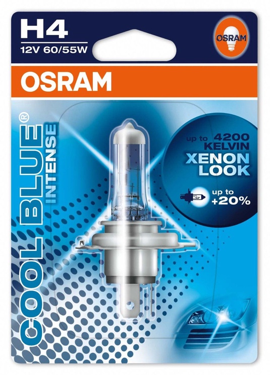 Автомобильная лампочка Osram 64193CBI, Галогеновая, прозрачный/синий/белый, 12 В