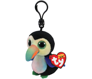 Pakabinamas pliušinis tukanas TY Beanie Boos 36565, 7 cm, nuo 3 m.