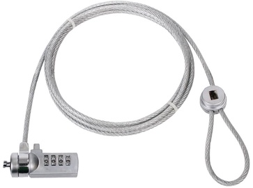 Konig CMP-SAFE4 Notebook Lock Digit Metal 1.8 m Silver