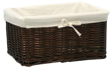 Home4you Basket Max 30x21x18cm Dark Brown