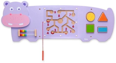 Lavinimo žaislas VIGA Wall Toy Hippo