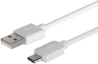Maclean MCTV-831 USB A to USB C Cable White