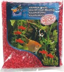 Karlie Flamingo Aquarium Gravel Neon Red 1kg
