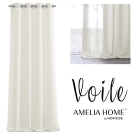 Дневные шторы AmeliaHome Voile, кремовый, 140 см x 270 см