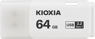 USB zibatmiņa Kioxia U301 Hayabusa, balta, 64 GB