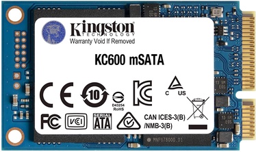 Kietasis diskas (SSD) Kingston KC600, mSATA, 512 GB