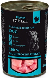 Fitmin For Life Wet Dog Food Monoprotein Turkey 400g