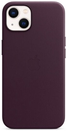 Чехол Apple Leather Case with MagSafe, Apple iPhone 13, бордо